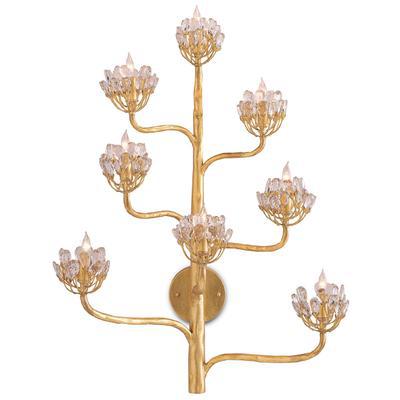 Currey & Co. - Agave Americana Gold Wall Sconce - 5000-0058