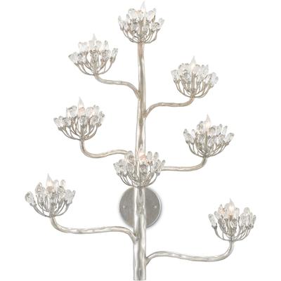 Currey & Co. - Agave Americana Silver Wall Sconce - 5000-0105