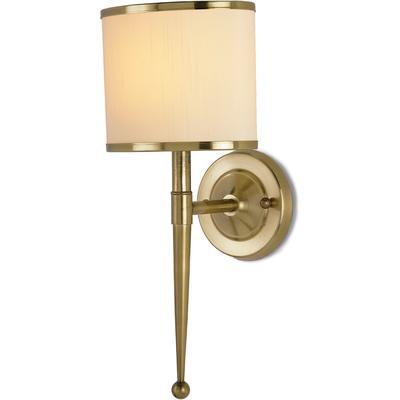 Currey & Co. - Primo Cream Brass Wall Sconce - 5121