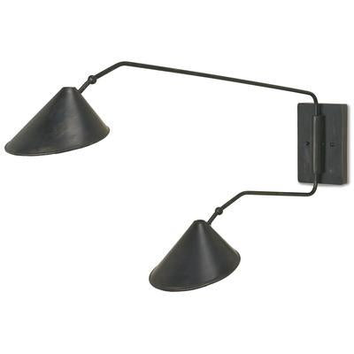 Currey & Co. - Serpa Double Swing-Arm Wall Sconce - 5172