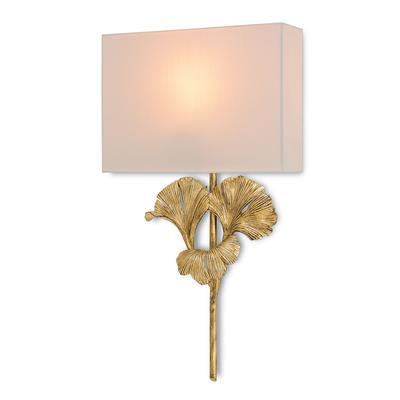 Currey & Co. - Gingko Gold Wall Sconce - 5178