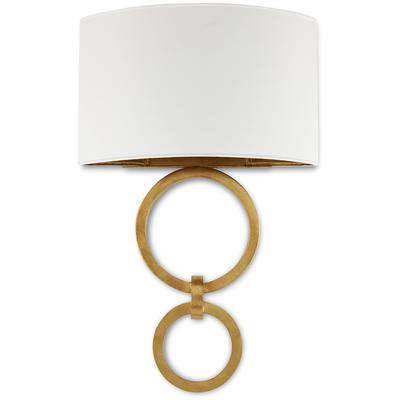 Currey & Co. - Bolebrook White Wall Sconce - 5900-0048