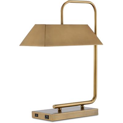 Currey & Co. - Hoxton Brass Table Lamp - 6000-0565