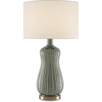 Currey & Co. - Mamora Green Table Lamp - 6000-0673