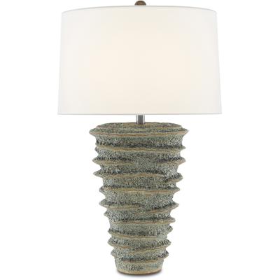 Currey & Co. - Sunken Green Table Lamp - 6000-0682