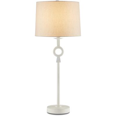 Currey & Co. - Germaine White Table Lamp - 6000-0696