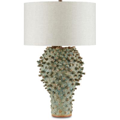 Currey & Co. - Sea Urchin Green Table Lamp - 6000-0744