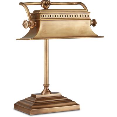 Currey & Co. - Malvasia Brass Desk Lamp - 6000-0758