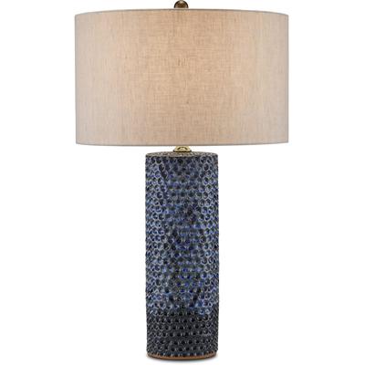 Currey & Co. - Polka Dot Blue Table Lamp - 6000-0821