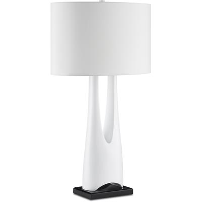 Currey & Co. - La Porta White Table Lamp - 6000-0853