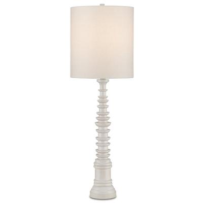 Currey & Co. - Malayan White Table Lamp - 6000-0896