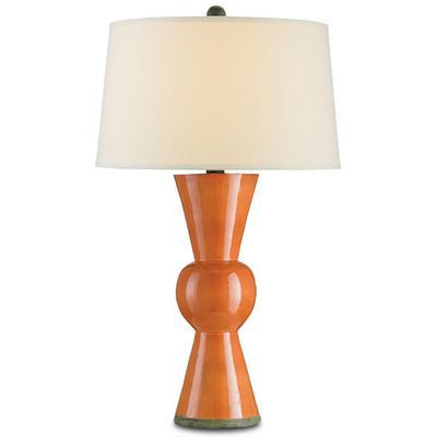 Currey & Co. - Upbeat Orange Table Lamp - 6351