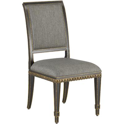 Currey & Co. - Ines Peppercorn Black Chair - 7000-0163