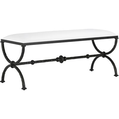 Currey & Co. - Agora Muslin Bench - 7000-0801