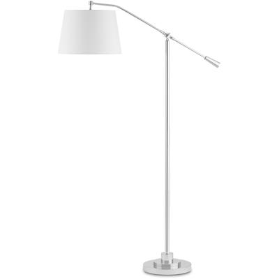 Currey & Co. - Maxstoke Nickel Floor Lamp - 8000-0110