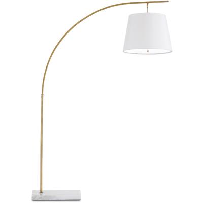 Currey & Co. - Cloister Brass Floor Lamp - 8000-0117