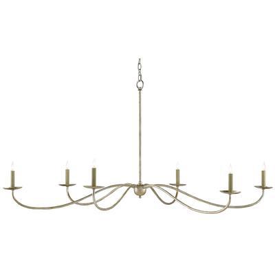 Currey & Co. - Saxon Silver Chandelier - 9000-0055