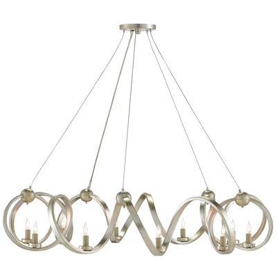 Currey & Co. - Ringmaster Silver Chandelier - 9000-0059