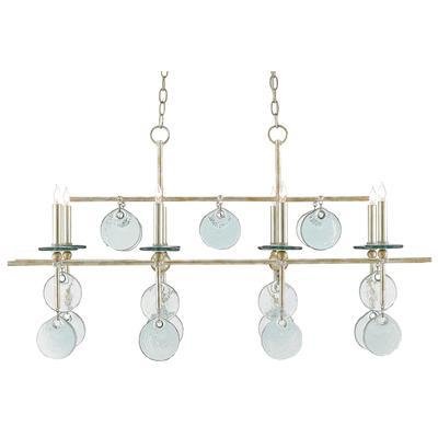 Currey & Co. - Sethos Silver Rectangular Chandelier - 9000-0060