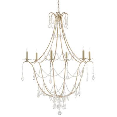 Currey & Co. - Elizabeth Silver Chandelier - 9000-0067