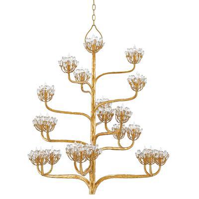 Currey & Co. - Agave Americana Gold Chandelier - 9000-0157