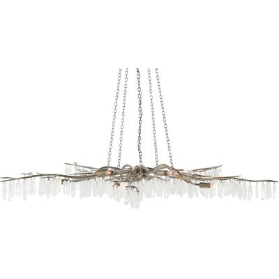 Currey & Co. - Forest Light Silver Chandelier - 9000-0368