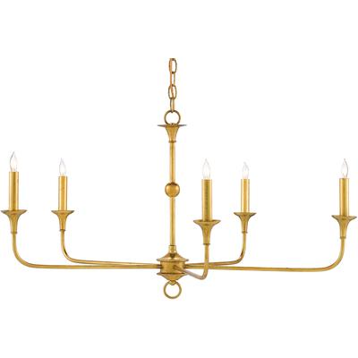 Currey & Co. - Nottaway Gold Small Chandelier - 9000-0369