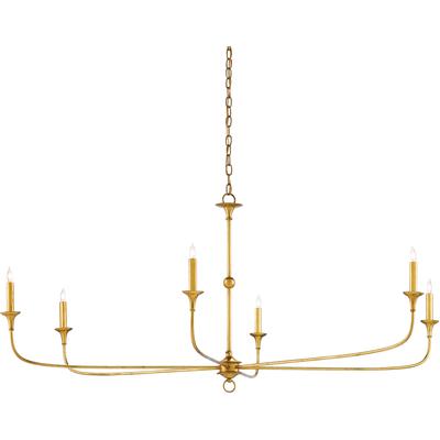 Currey & Co. - Nottaway Gold Large Chandelier - 9000-0370