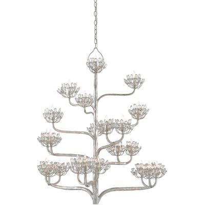 Currey & Co. - Agave Americana Silver Chandelier - 9000-0373