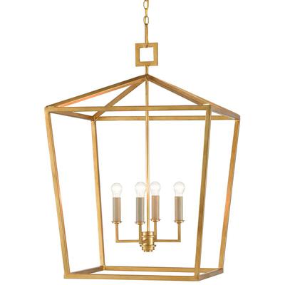 Currey & Co. - Denison Gold Large Lantern - 9000-0405