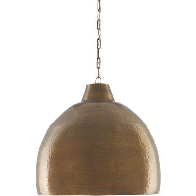 Currey & Co. - Earthshine Brass Large Pendant - 9000-0425