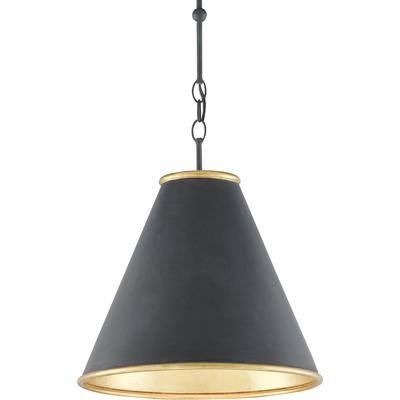 Currey & Co. - Pierrepont Black Small Pendant - 9000-0534