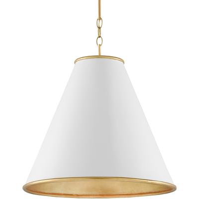 Currey & Co. - Pierrepont White Large Pendant - 9000-0537