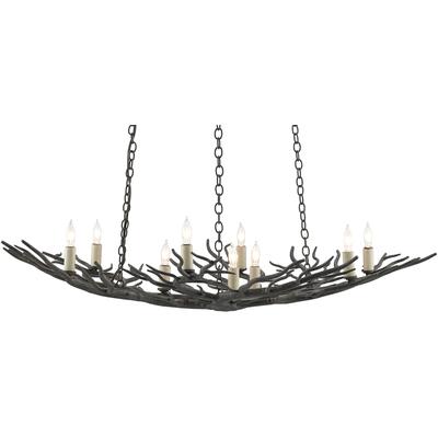 Currey & Co. - Rainforest Bronze Small Chandelier - 9000-0555