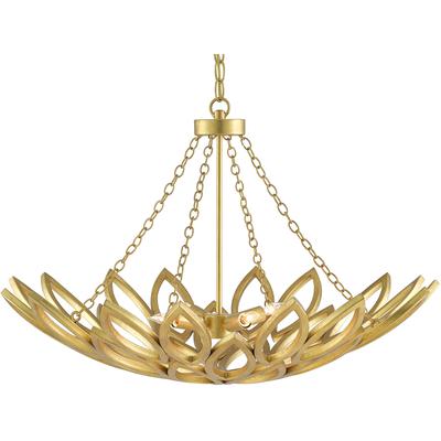 Currey & Co. - Allemande Gold Chandelier - 9000-0565