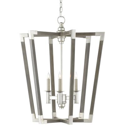 Currey & Co. - Bastian Medium Gray Lantern - 9000-0605