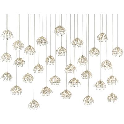 Currey & Co. - Crystal Bud 30-Light Multi-Drop Pendant - 9000-0672