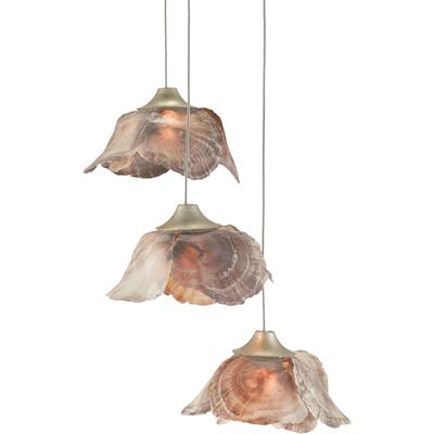 Currey & Co. - Catrice 3-Light Multi-Drop Pendant - 9000-0675