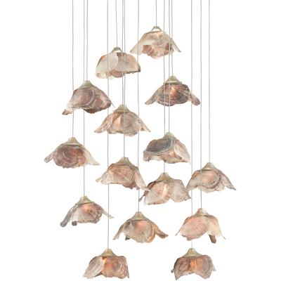 Currey & Co. - Catrice Round 15-Light Multi-Drop Pendant - 9000-0677