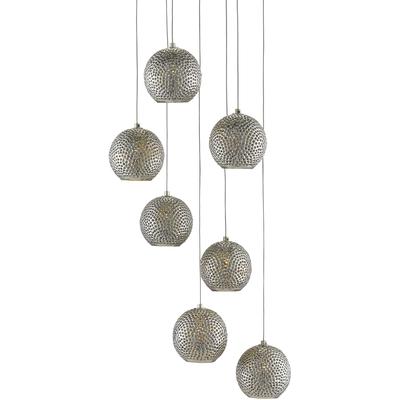 Currey & Co. - Giro 7-Light Multi-Drop Pendant - 9000-0683