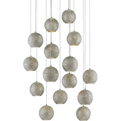 Currey & Co. - Giro Round 15-Light Multi-Drop Pendant - 9000-0684