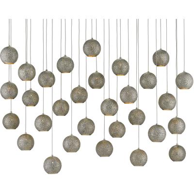 Currey & Co. - Giro 30-Light Multi-Drop Pendant - 9000-0686