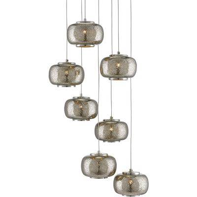 Currey & Co. - Pepper 7-Light Multi-Drop Pendant - 9000-0690