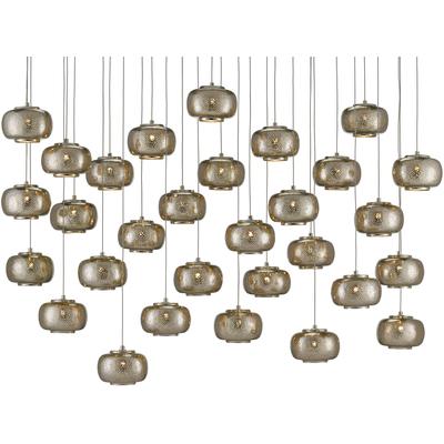 Currey & Co. - Pepper 30-Light Multi-Drop Pendant - 9000-0693