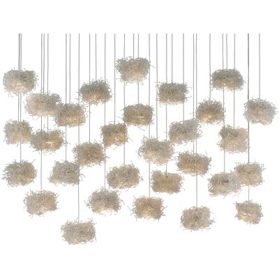 Currey & Co. - Birds Nest 30-Light Multi-Drop Pendant - 9000-0700