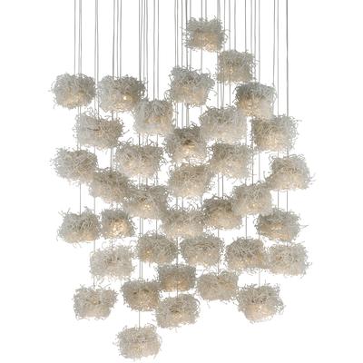 Currey & Co. - Birds Nest 36-Light Multi-Drop Pendant - 9000-0701