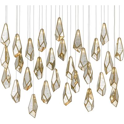 Currey & Co. - Glace 30-Light Multi-Drop Pendant - 9000-0707