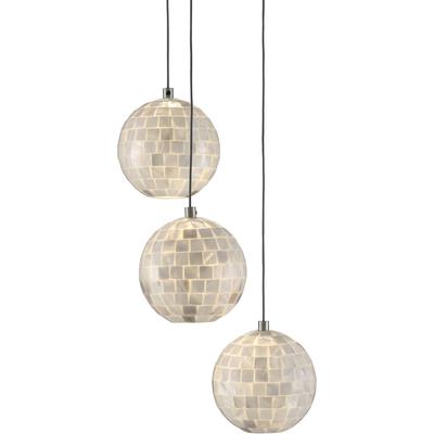 Currey & Co. - Finhorn 3-Light Multi-Drop Pendant - 9000-0717