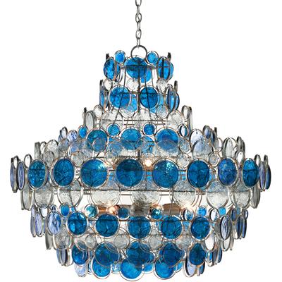 Currey & Co. - Galahad Blue Chandelier - 9000-0723