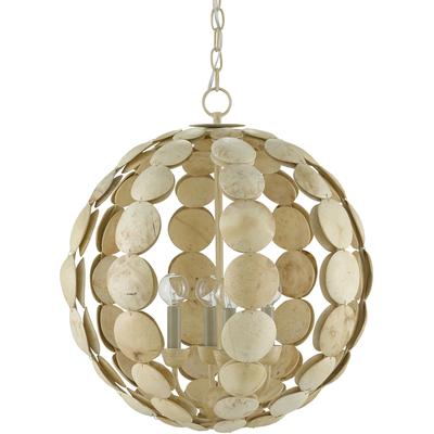 Currey & Co. - Tartufo Coco Shell Chandelier - 9000-0806